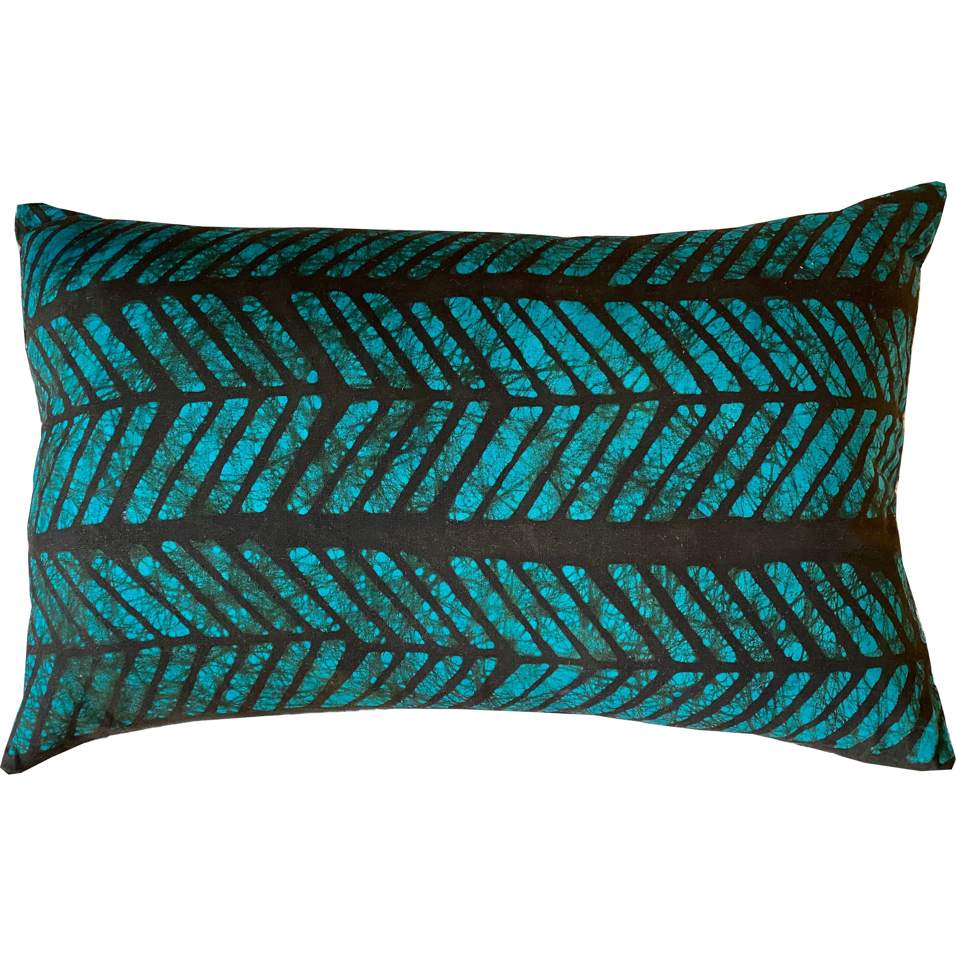 Batik and mudcloth textile home goods for modern Boho home, pillows made in Tanzania. 
